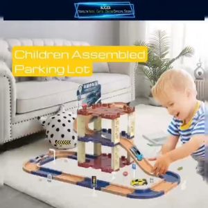 [MSIA SHIP] Children Assembled Car Parking Lot Track Series Lego Toys DIY Assembly Big Building Blocks Set Creative Birthday Party Present Gifts Kids Hands-On Learning Children Development Bangunan Mainan Kereta Hadiah Blok Besar Kanak Budak Lelaki 玩具 积木