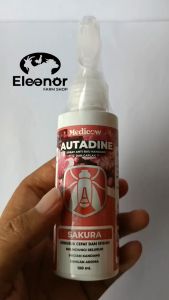 Autadine Spray Penghilang Bau Kandang Sapi Caplak & Penyegah Lalat Nyamuk pada Sapi Kambing Domba Medicow 100Ml