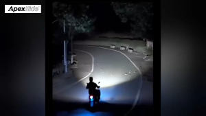 Universal 6LED motorcycle headlight 40W 6000LM IP65 waterproof with fan cooling COB chip