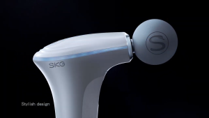 SKG F5 Massage Gun with Heat Fascial Sports Handheld Portable Deep Percussion Tissues Muscle Relax