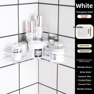 TANGJIXIONG | Wall Mounted Bathroom Shelf No Drilling Required