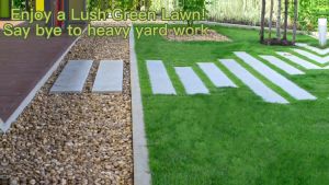 Karpet Lantai Rumput Sintetis 30mm DIY 25M×25M Tikar Rumput Dalam atau Luar Ruangan Cocok untuk Hewan Peliharaan Halaman Belakang Taman