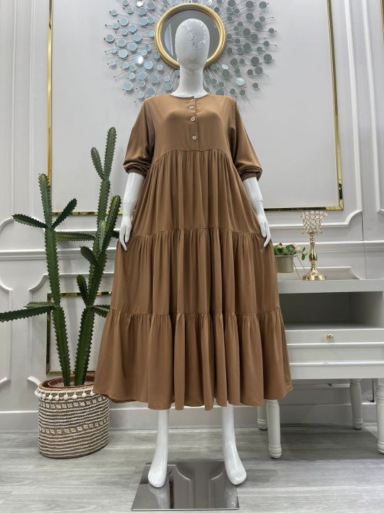 knee length dresses for ladies Uniqlo Navy Midi Dress Size L – OWNI main image 1