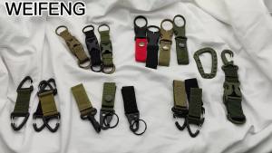 3PCS Dụng Cụ Giữ Dây Đai Chiến Thuật Molle Móc Khóa Đa Năng Móc Carabiner Móc Treo Bình Nước Móc Khóa Tròn