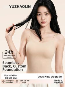 Yuzhaolin | Beauty Back Invisible Underwear with Built-in Pads Womens Camisole