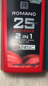 [BẢN KỶ NIỆM 25 NĂM] Dầu Tắm Gội Romano 2in1 Hương Nước Hoa 815g – Tăng 25% Thơm Gấp Bội