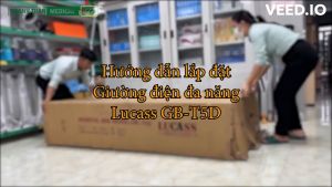 Giường bệnh điện đa năng dùng điều khiển Lucass GB-T5D (GB-T5E)