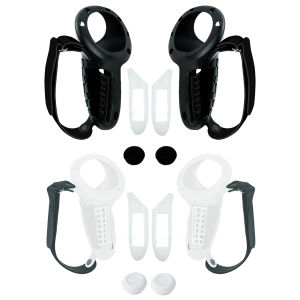 Silicone Controller Cover for Meta Quest 3 VR with Battery Cover and Rocker Cap Long-Lasting Gaming Accessory