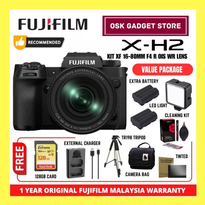 Fujifilm X H Xh Mp K P Mirrorless Camera Body Only With Kit Lens Bundle Set With