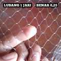 jaring anco ukuran 3×3meter ukuran lubang 1 inch atau 1 jari ,sirib ikan tangkul ikan, branjang. 