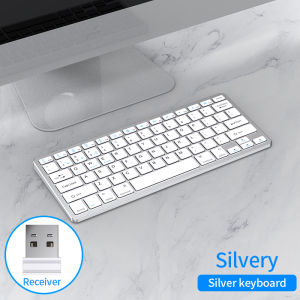NexusClick Rechargeable Wireless Keyboard Mouse Combo 2.4G USB Silent Ergonomic Mini Keyboard Mice Set for Laptop PC Mac Office
