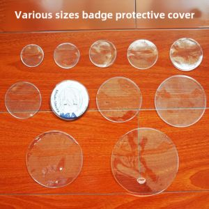[Cartoon Backpack] Various Sizes Badge Protective Cover Practical Easy Transparent Safety round Film Coaster In Stock