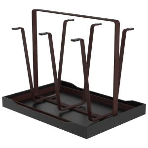 Water Draining & Storage Cup Holder for Home Desk Glass
