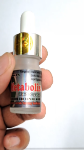 Metabolis White Crystal 3ml botol kaca Multivitamin Doping Booster untuk burung
