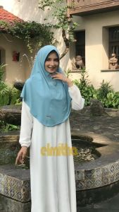 𝐄𝐋𝐌𝐈𝐓𝐇𝐀 - HIJAB INSTAN ZAHRA SIZE M - L ROYAL JERSEY PREMIUM JILBAB INSTAN DAILY