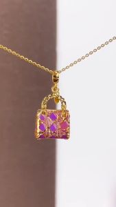 HABIB Oro Italia 916 Yellow Gold Charm (Handbag) GCM91131223(MPPL)