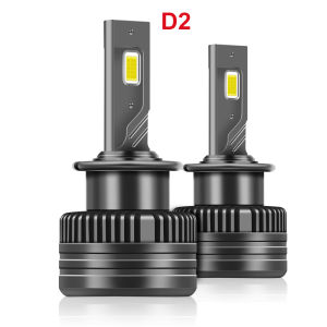 roadsun | D2S LED Car Headlights HID Bulbs D2S D2R Turbo Lights 20000LM 6000K White Auto Lamp CANbus No Errors Plug&Play