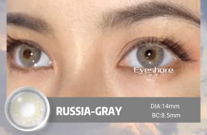 (COD) Korean fashion light color style frameless natural color contact lens madaling magsuot ng malambot at komportableng lens maaaring gamitin sa loob ng isang taon DIA: 14.0mm~14.5mm