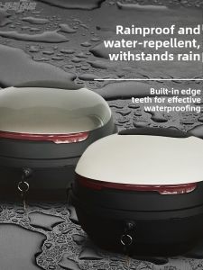 Universal Electric Vehicle Trunk Small Turtle Battery Car Rear Backrest Storage Box Motorcycle Accessories Commuting Waterproof