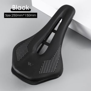 WEST BIKING Ultralight Mountain Bicycle Saddle MTB Short Nose Road Bike Seat PU Leather Hollow Prostatic Saddle Bicycle Parts