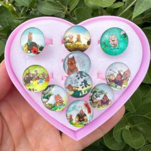 Crystal Ultraman Childrens Ring Boys Exclusive Kindergarten Tutoring Class Gift Prize Suitable for Babies And Boys