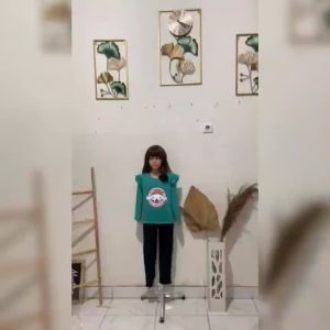 Kaos Atasan Anak Perempuan Lengan Panjang Model Kerutan Trend Terbaru Atasan Cinami Kids 3-14 Tahun Matt Babyterry Viral Cinnamorol