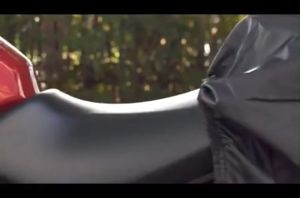 Motorcycle Cover All Season Universal Weather Quality Waterproof Sun Outdoor Protection Durable Night Reflective with Lock-Holes Storage Bag Motorbike Vehicle Cover