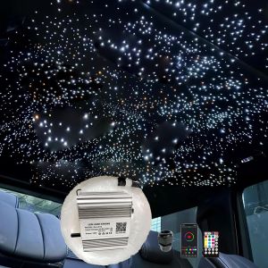 Optical fiber lamp Twinkle Fiber Optic Star ceiling kit Bluetooth APP Smart Control Starry Car Star LED Light Kid Ceiling Room
