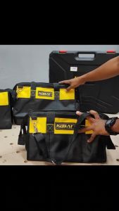KEELAT 14"16"20" Inch Tool Bag Waterproof Electrician Bag Electrical Tool Pack Multi-function Large Capacity Canvas Bag