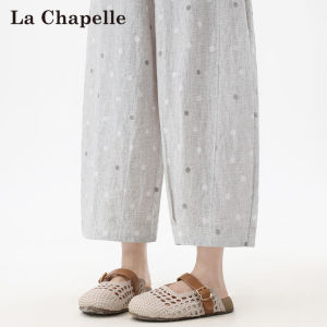 La Chapelle | Thin Breathable Polka Dot Womens Harem Pants