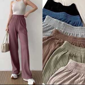Celana Kulot Knit Highwaist Premium: Desain Stylish & Cocok untuk Acara