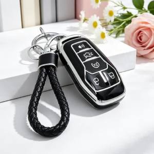 Car Styling Fashion TPU Key Cover Case Keyless Protector Shell Fob Holder For Ford Fusion Mondeo Mustang F-150 Explorer Edge