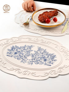 Thảm Đựng Đồ Ăn Bằng Silicon Cách Nhiệt Thảm Bàn Ăn Thảm Đĩa Đựng Thức Ăn Bằng Sứ Mới Phong Cách Trung Hoa Thảm Bình Hoa Cổ Điển Cao Cấp