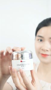 Bộ 3 Kem Dưỡng Collagen Peptide Kihasu 6in1 Giúp Da Căng Bóng Trắng Sáng Mờ Nám Chống Lão Hóa Làm Giảm Nếp Nhăn