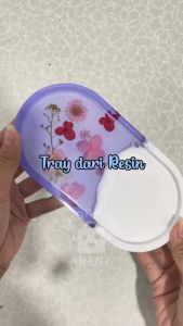 CETAKAN RESIN COASTER TRAY BESAR OVAL LONJONG