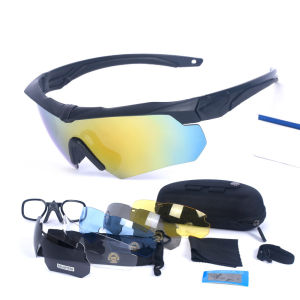Military Tactical Goggles Airsoft Windproof Shooting Glasses HD 6 Lens Motocross Motorcycle Mountaineering Rock Climbing Glasses