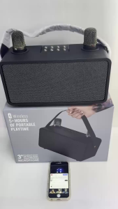 ลำโพงคาราโอเกะ KTV แบบพกพา M28 พร้อมไมโครโฟนและลำโพงบลูทูธไร้สายคุณภาพสูง