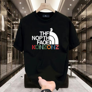 Áo Thun Nam Tay Ngắn Cotton Nguyên Chất Dáng Rộng Mùa Hè Đa Năng Phong Cách Mỹ Thường Ngày Thời Trang Thương Hiệu in Họa Tiết