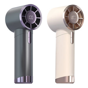 Portable Tower Fan with Turbo Function 100 Gear Wind Handheld Design for Home Office and Outdoor Activities