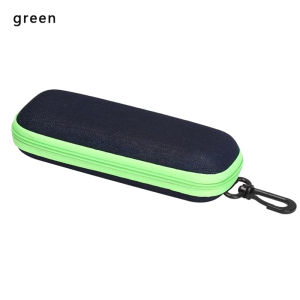 Fashion Denim Fabric Glasses Box Zipper Sunglasses Protection Container Eyeglasses Case Reading Glasses Organizer Carry Bag