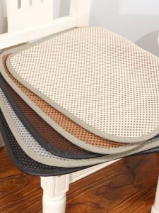 Áo Gối Ghế Bằng Lụa Băng Mùa Hè Chống Trượt Đơn Giản Cho Bàn Ăn Băng Ghế Đơn Giản Chống Trượt Bằng Vải Cotton Pha Lụa