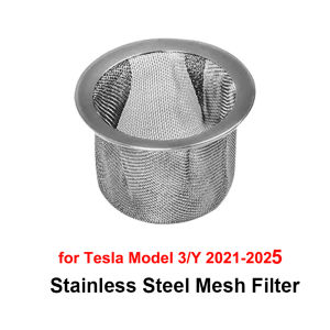 Wiper Water Filter For Tesla Model 3 Y S X Juniper Front Hood Metal Mesh Grille Guard Grid Inserts Washer Tank Nozzle Strainer