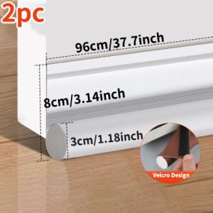 A Sealing Strip Door Seam Door Bottom Sealing Strip Sound Insulation Wind Strip Foam Tape Bedroom Door Gap Waterproof Handwork