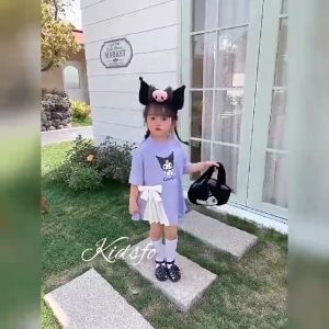 (KIDSFO-) SALE 2-7Tahun Dress Gaun Casual Anak Perempuan Sanrio Kaos Cute