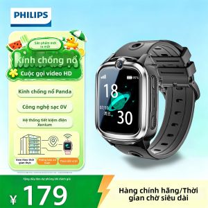 Philips | Đồng Hồ Thông Minh Trẻ Em Chống Nước GPS Chính Xác Gọi Video HD 4G