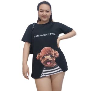 KAOS OVERSIZE T-SHIRT CEWEK-COWOK BISA PAKEK YAH /GAMBAR 3D PODDEL BAHAN COTTON COMBED30S