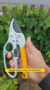 Ratchet Pruning Shears Scissors: Gunting Taman Dahan Ranting Tanaman Gunting Taman Ranting