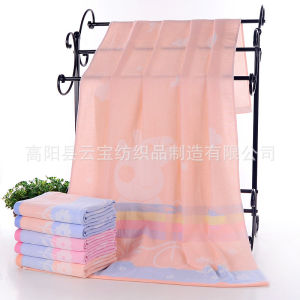 Double Layer Cotton Bath Towel 70*140 Summer Thin Rectangle Cover Blanket for Baby Bath Wrap Childrens Bath Towel