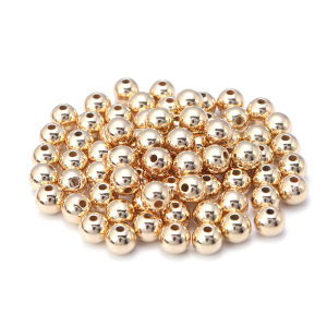 20-500pcs/lot 3-14mm Gold Color CCB Ball Beads Round Loose Spacer Beads For Jewelry Making DIY Bracelet Necklace Accessories