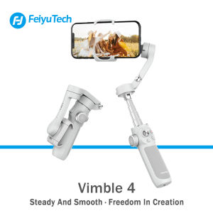 FeiyuTech Vimble 4 Smartphone Stabilizer Face Tracking 3-Axis Phone Gimbal Built-in Selfie Stick Portable For Smart Phone